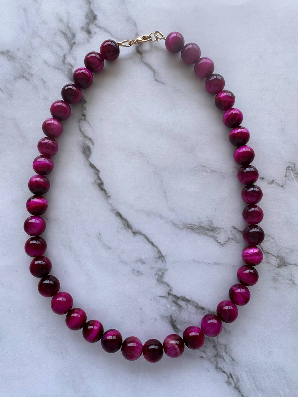 Bessie Chunky Beaded Necklace: Amazonite, photo 2 of 7