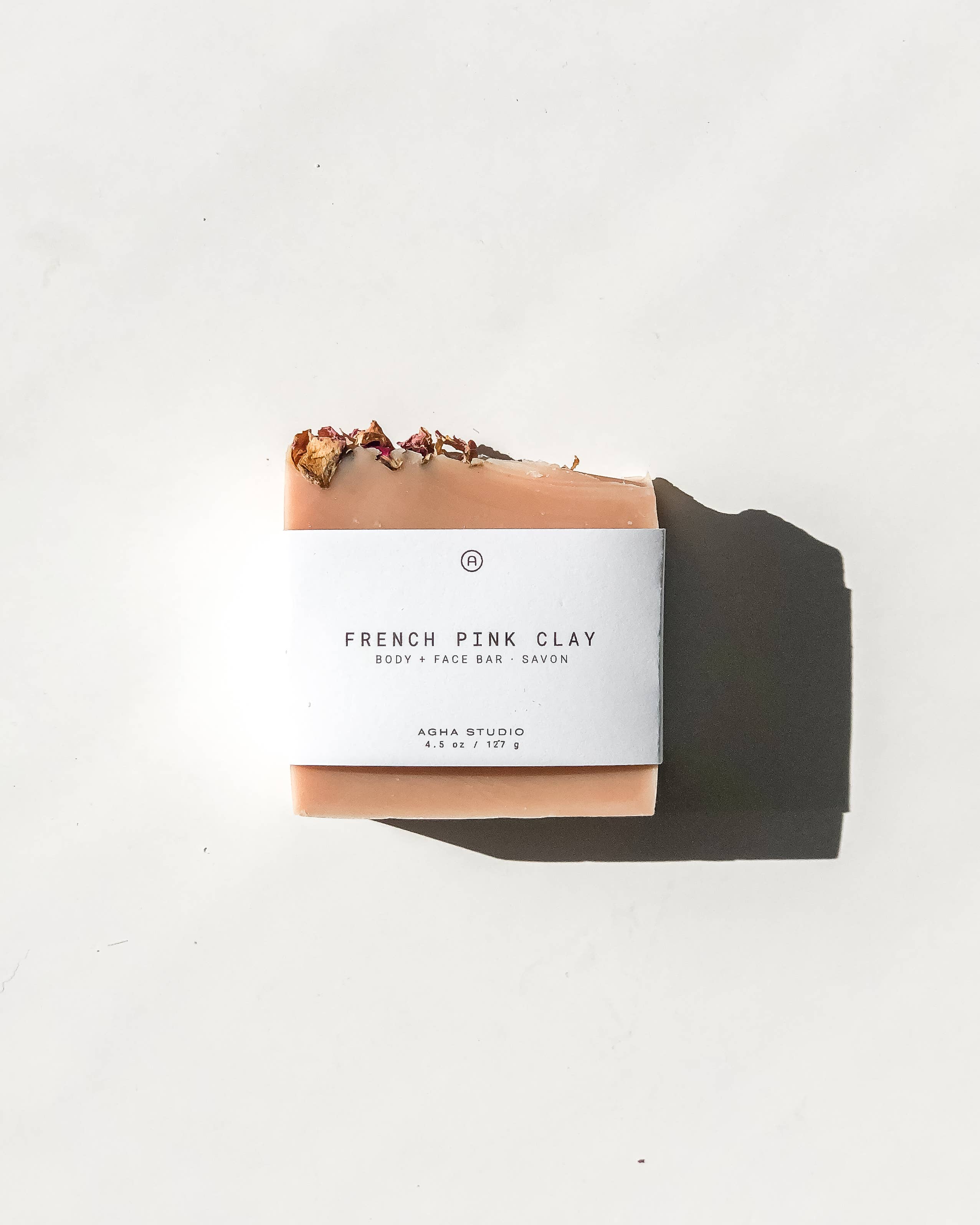French Pink Clay Body + Face Bar, photo 1 of 3