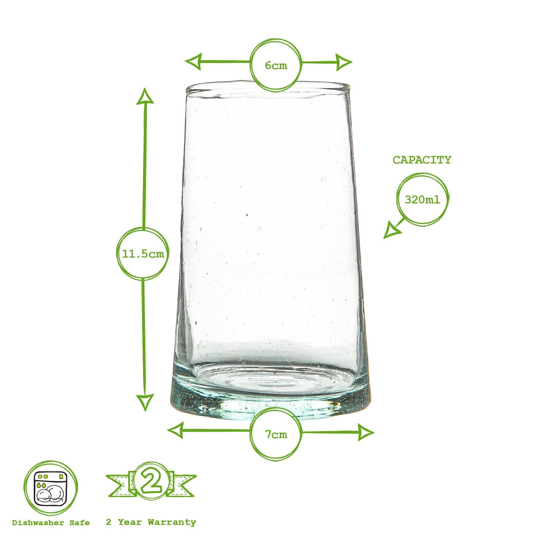 Moroccan Tumbler Large - clear, photo 5 of 5