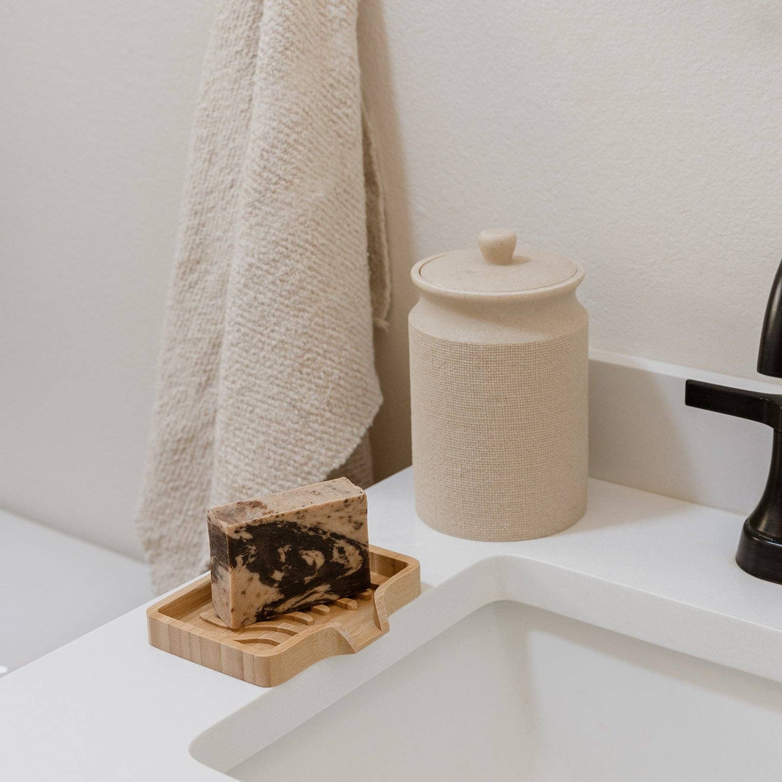 The Narrows Self Draining Bamboo Soap Dish, photo 2 of 4