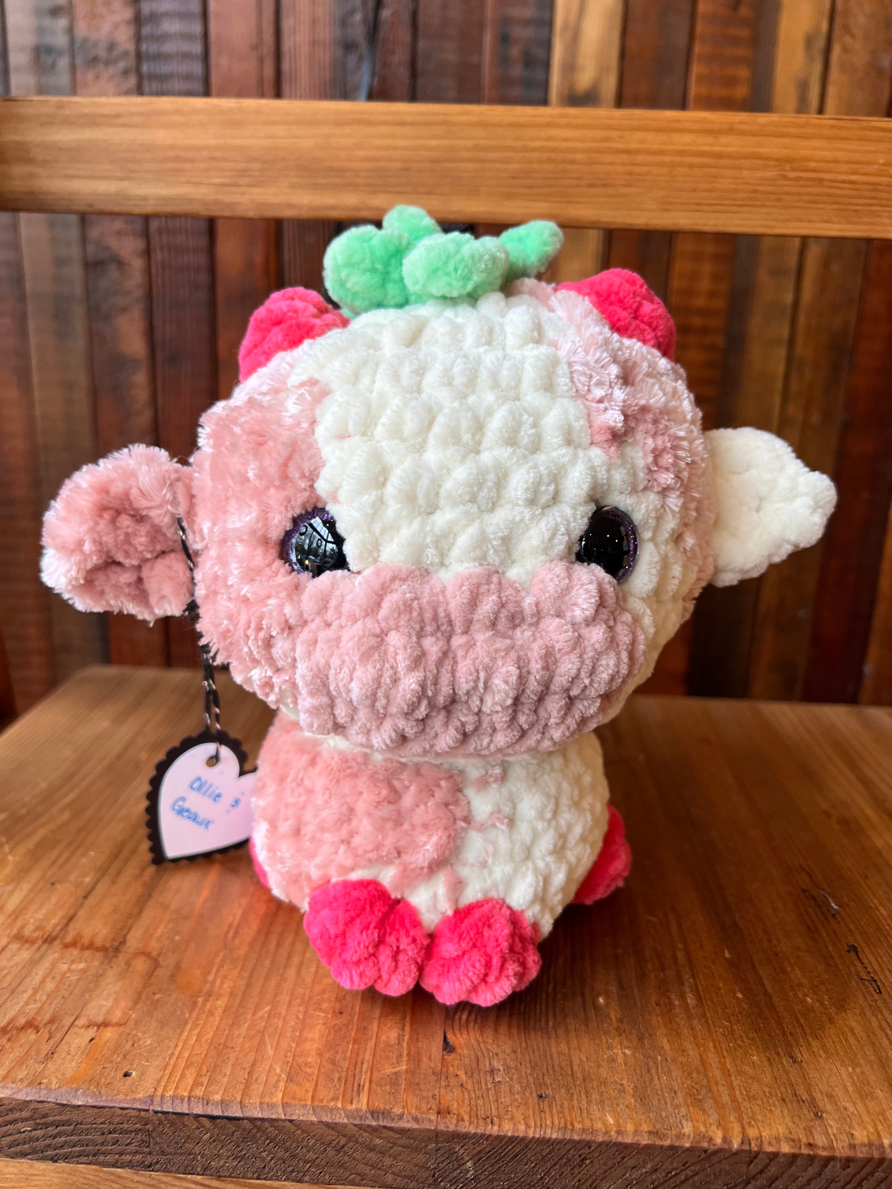 Small pink cow