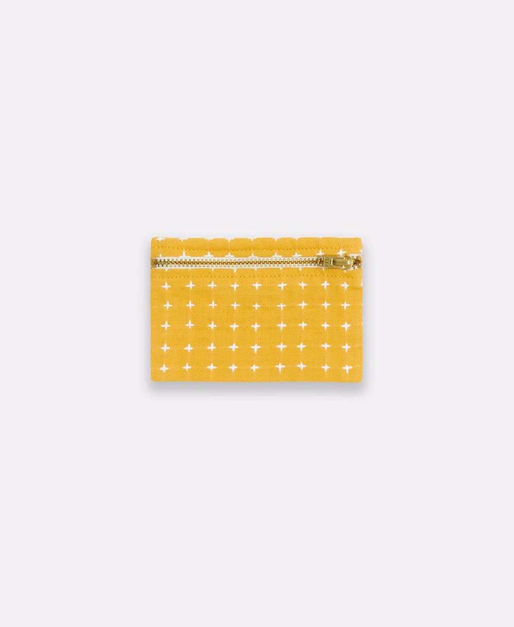 Cross-Stitch Coin Purse: Mustard, photo 1 of 8