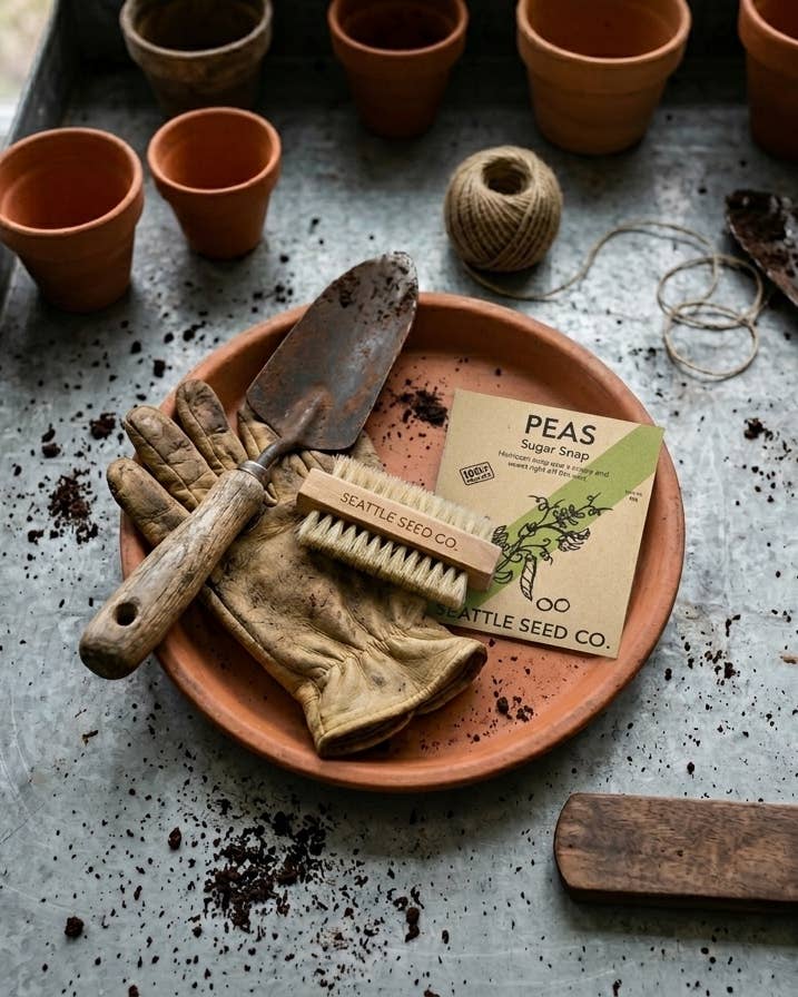 Vegetable and Hand & Nail Brush - Garden and Spa Gift, photo 2 of 5