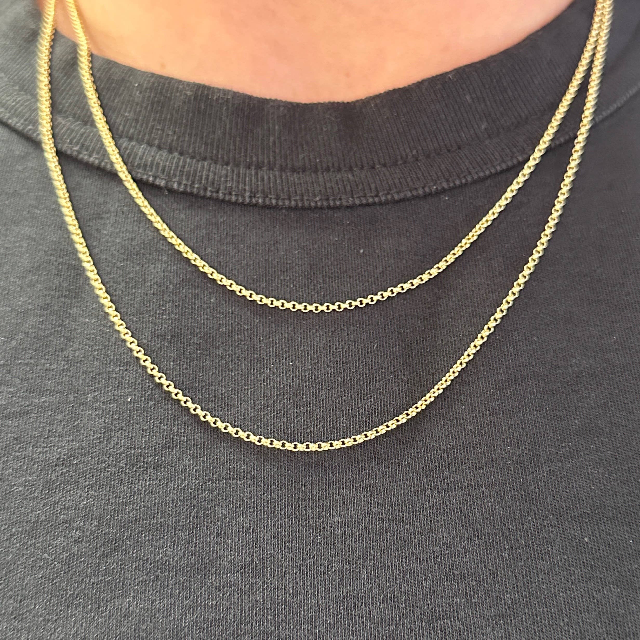 24”- 1.5mm Rolo Chain, photo 1 of 4