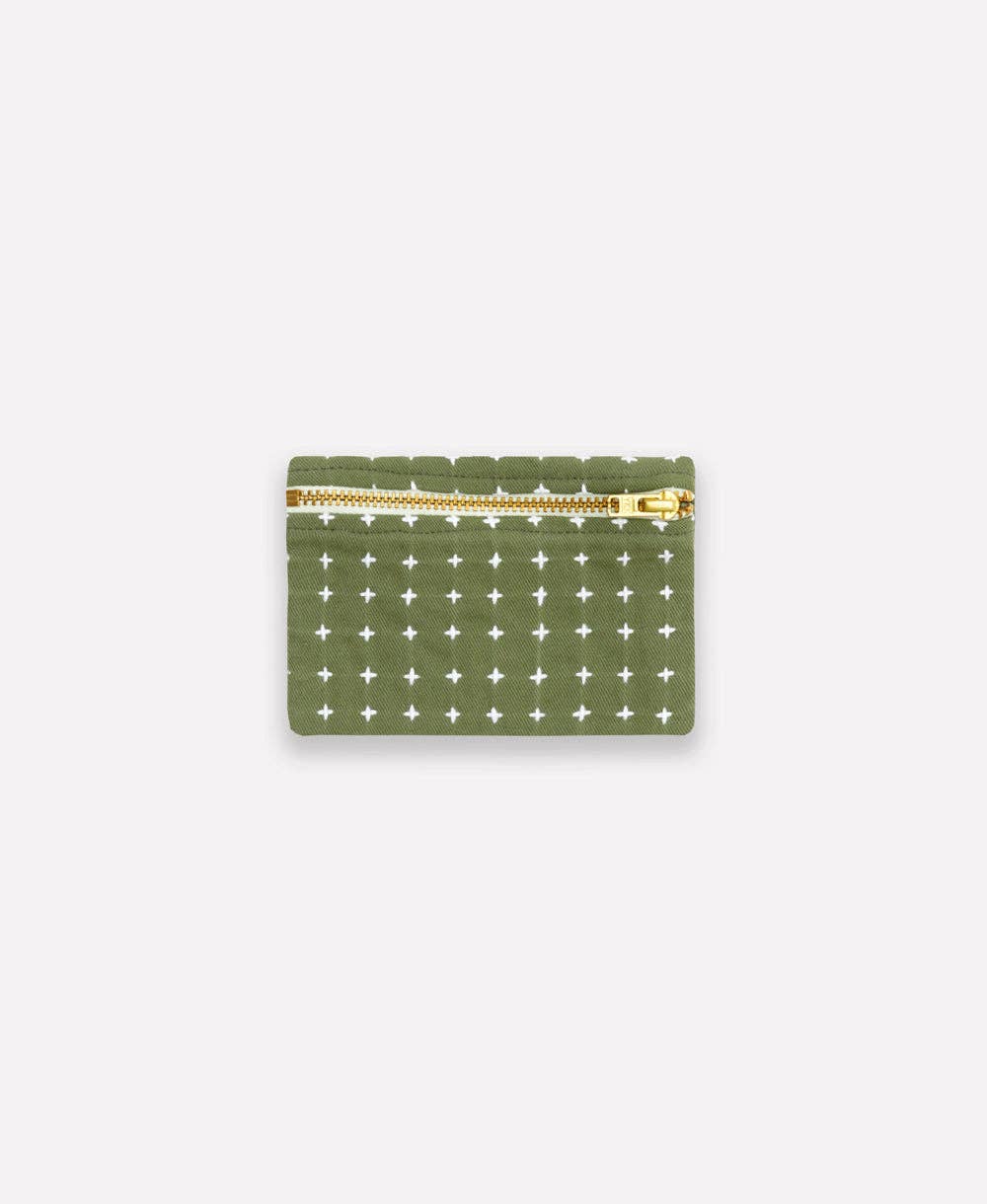 Cross-Stitch Coin Purse: Pine