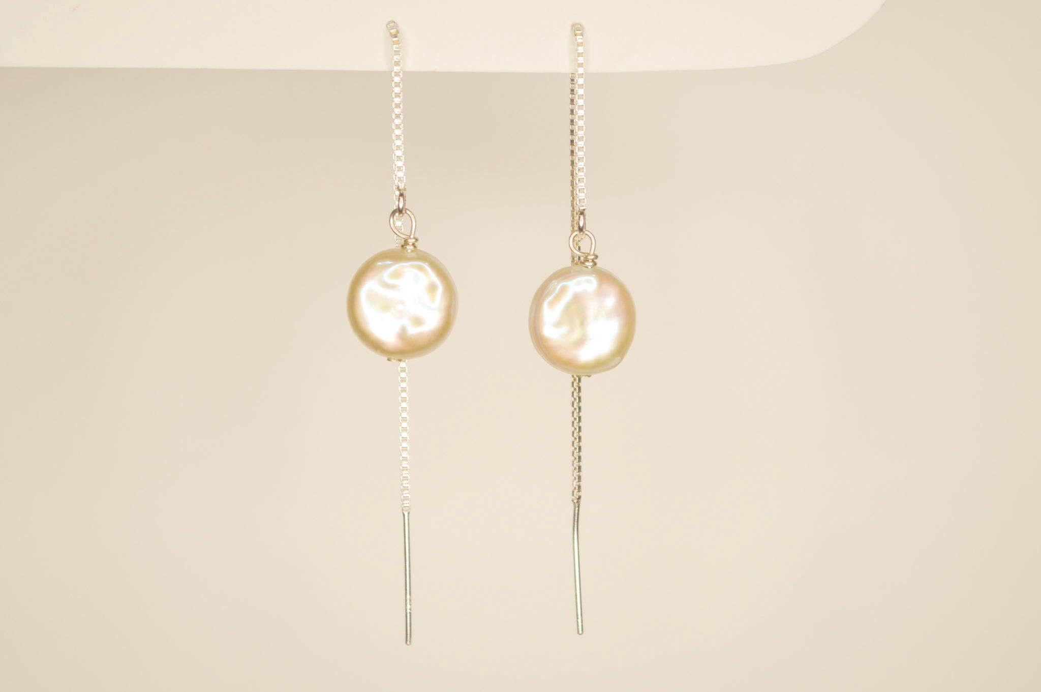Sand Dollar Threaders: 14k Gold Filled, photo 2 of 2