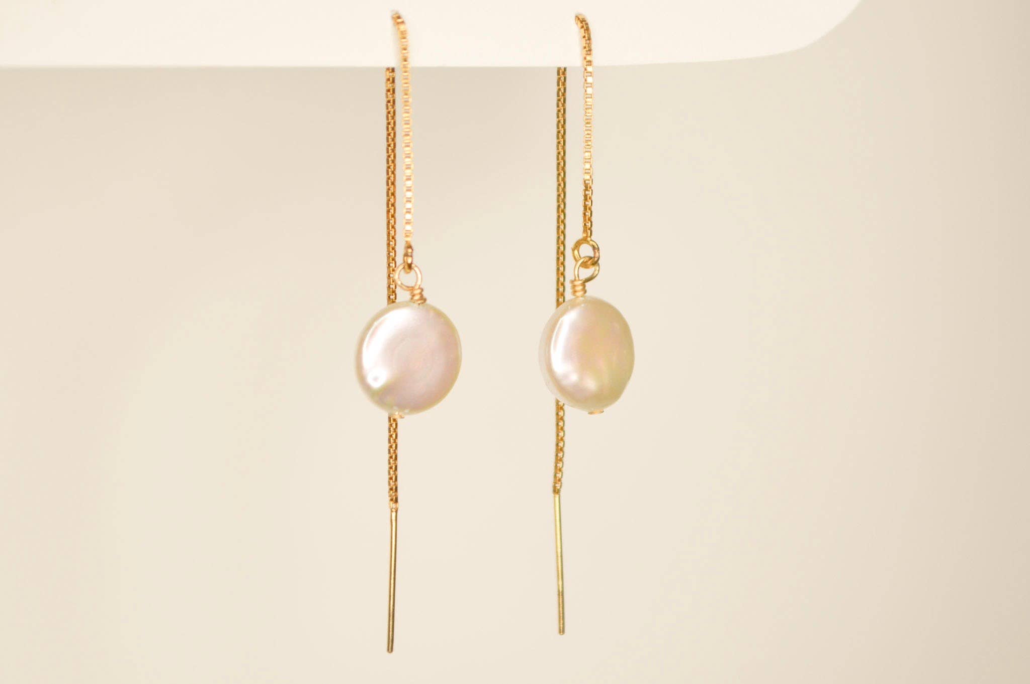 Sand Dollar Threaders: 14k Gold Filled, photo 1 of 2