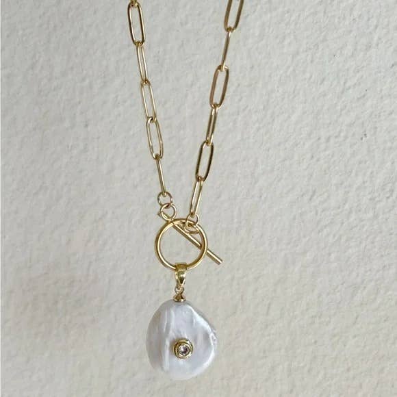 Mia Pearl Necklace, photo 3 of 4