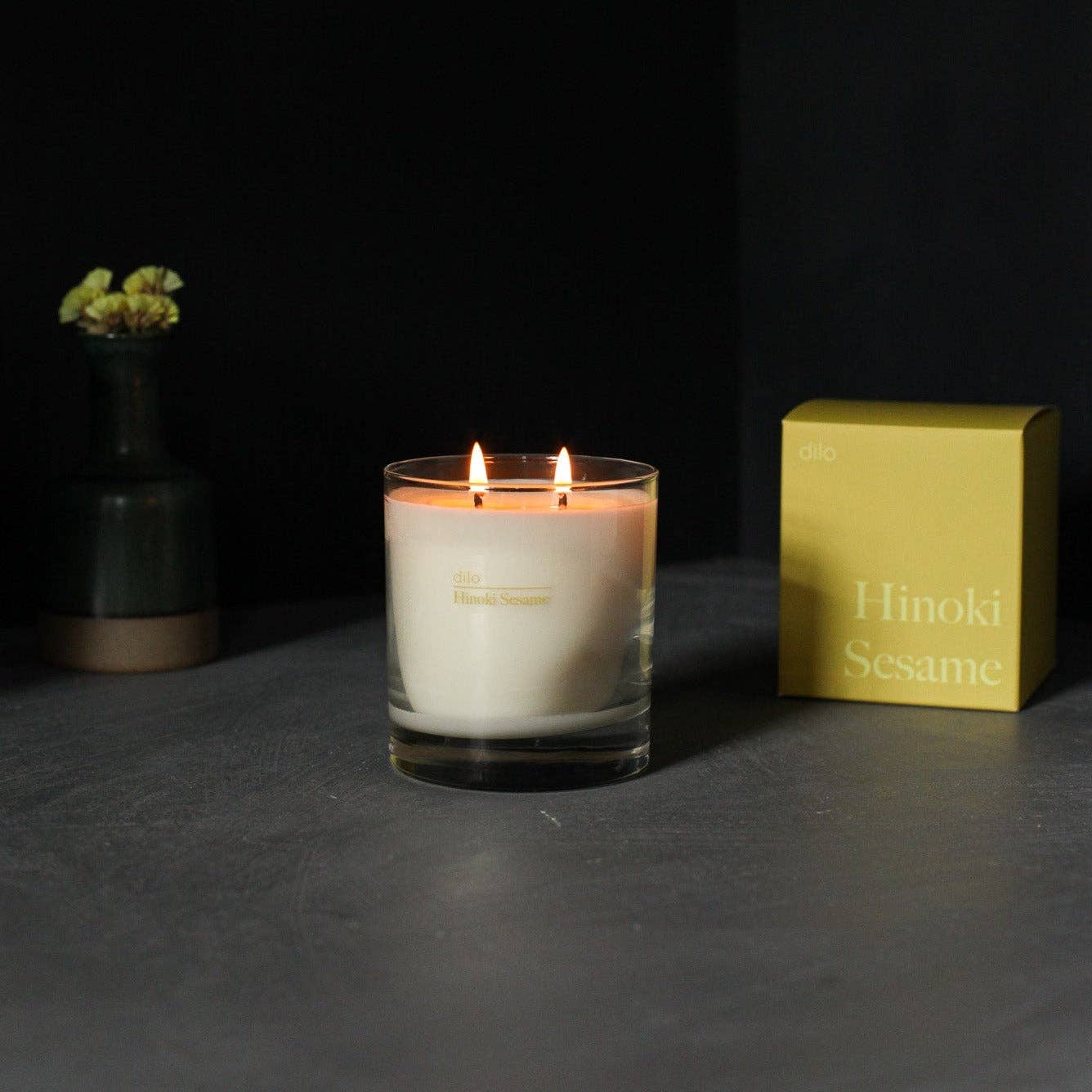 Hinoki Sesame Candle, photo 4 of 5