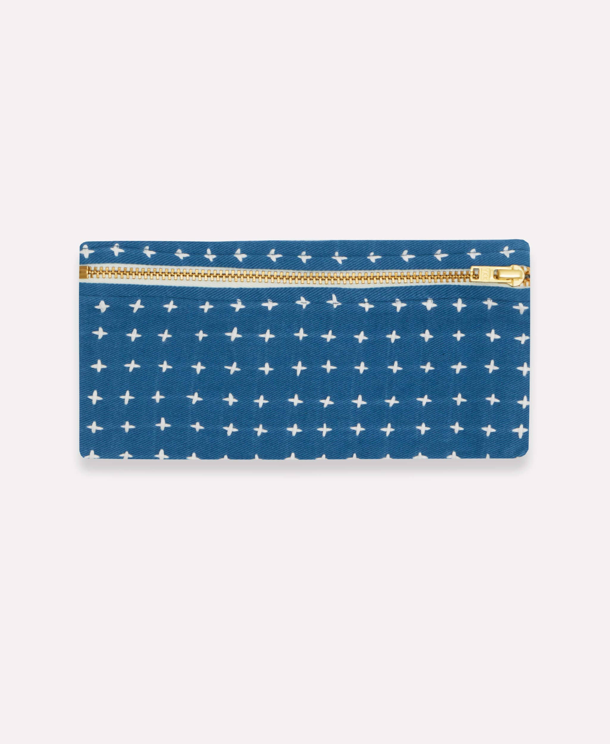 Cross-Stitch Pencil Case: Cobalt, photo 1 of 8