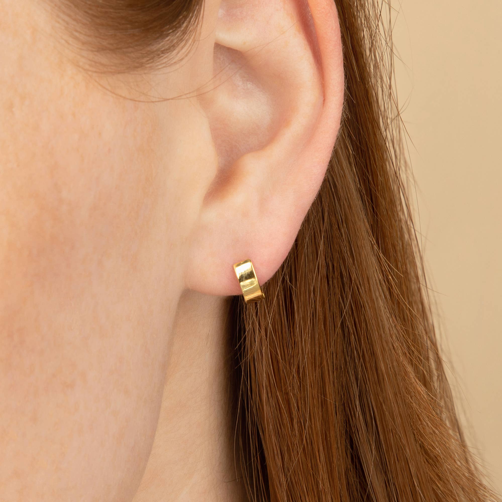 Brielle Hoops: Silver, photo 1 of 3