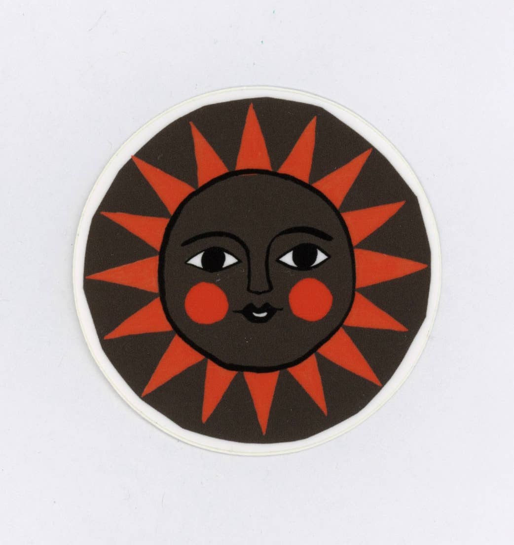 Sticker - Brown Sun, photo 2 of 2