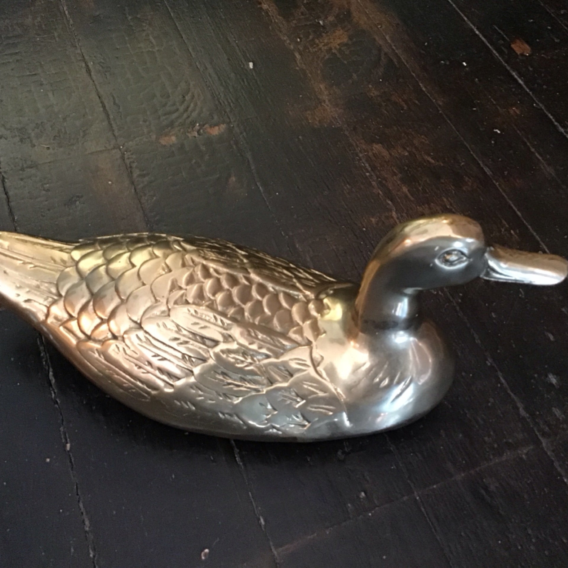 Vintage large brass duct