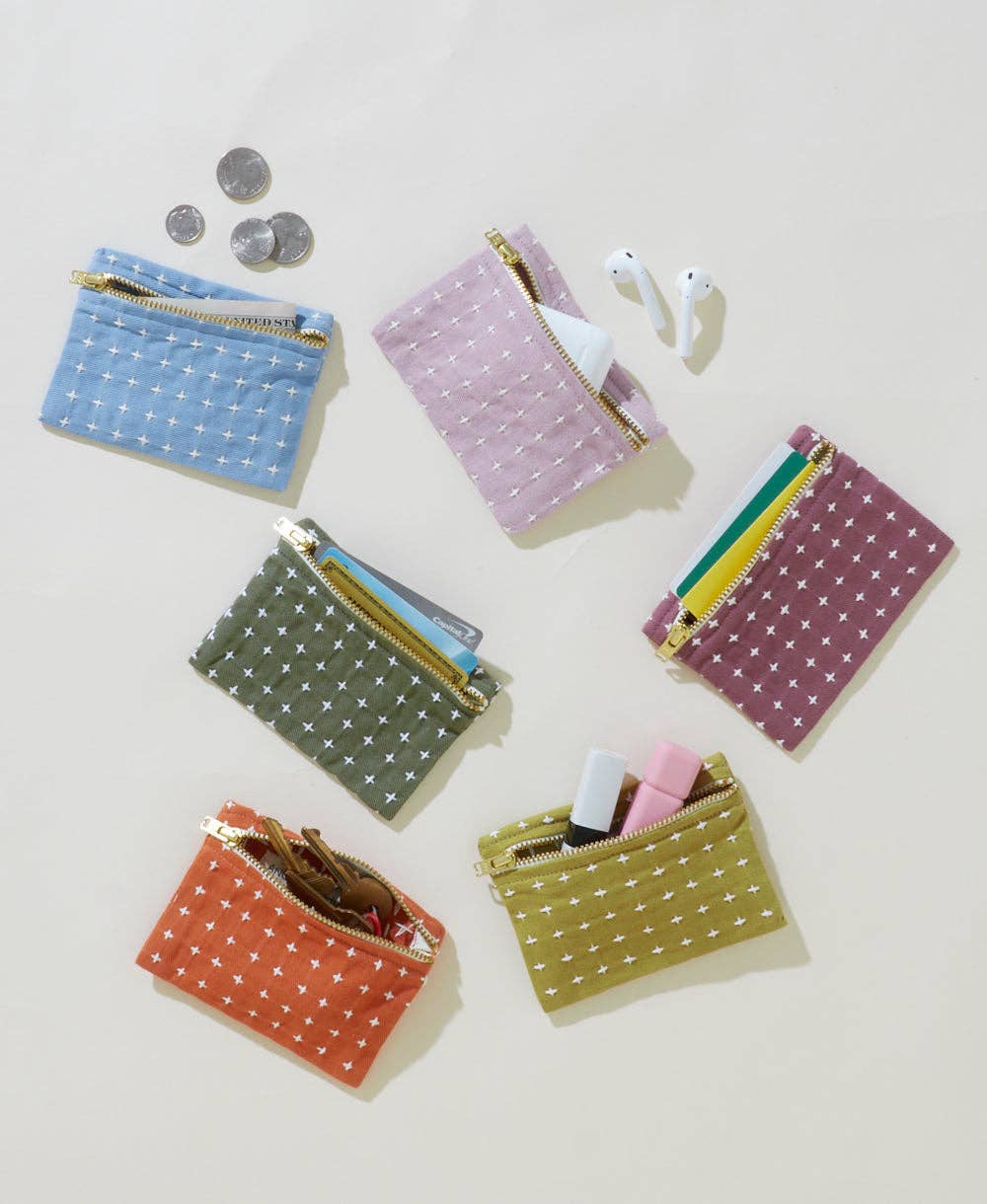 Cross-Stitch Coin Purse: Apricot, photo 2 of 8