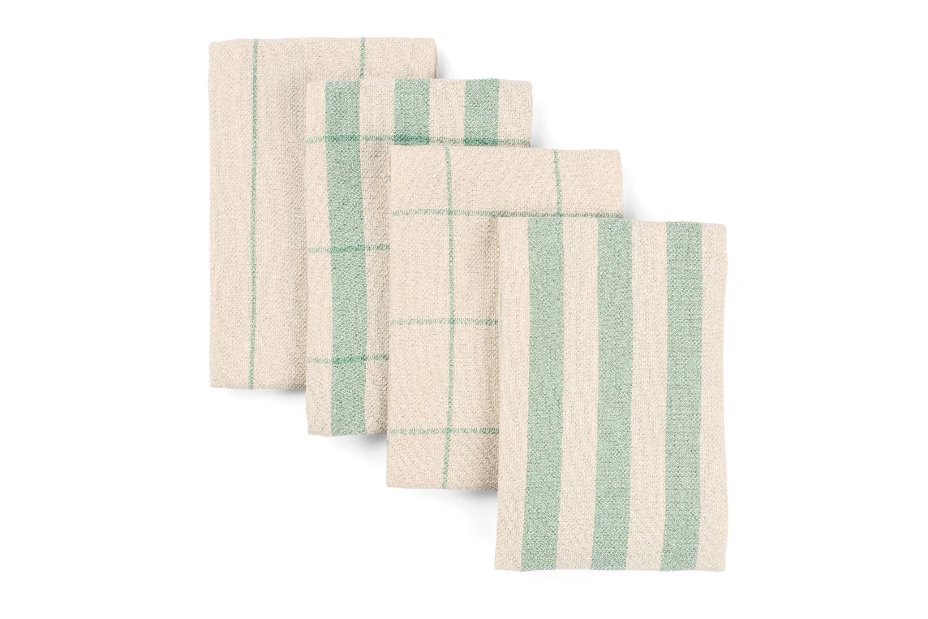 Kitchen Towels – Set of 4, Absorbent & Eco-Friendly: Sage Green, Minimal, photo 1 of 8