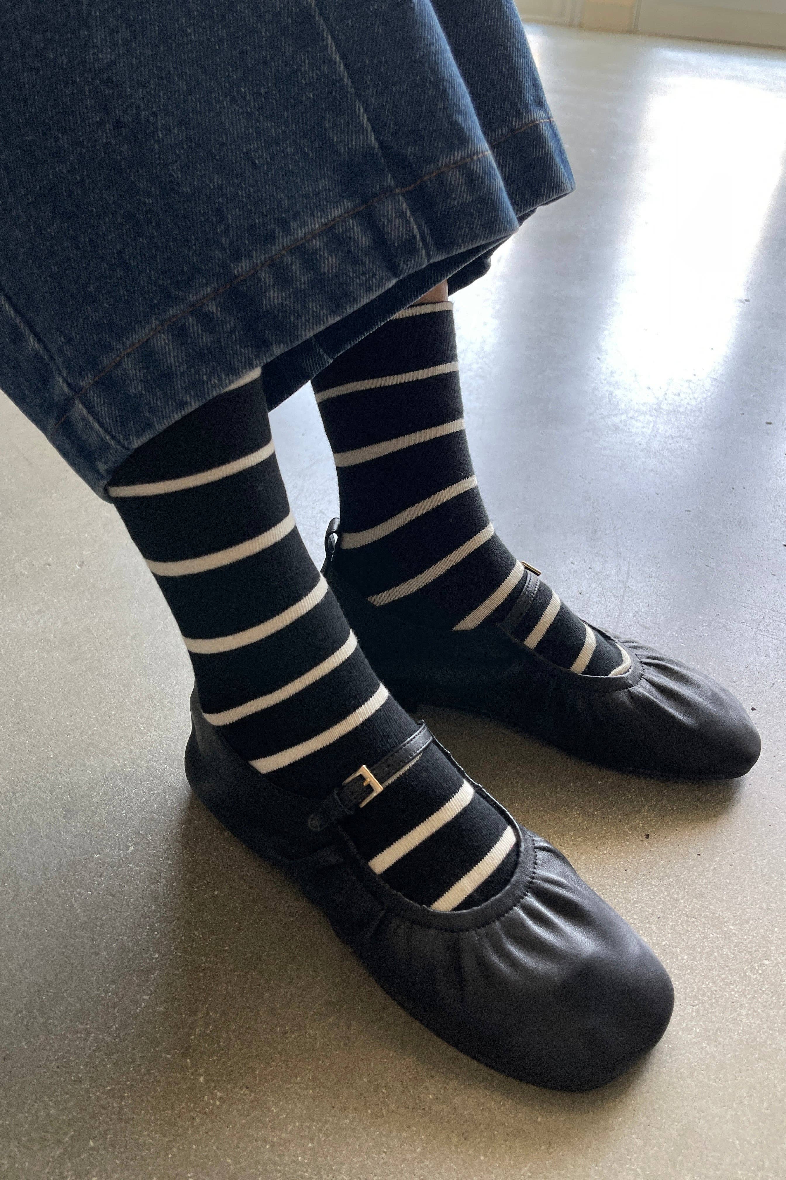 Wally Socks: BLACK, photo 3 of 4
