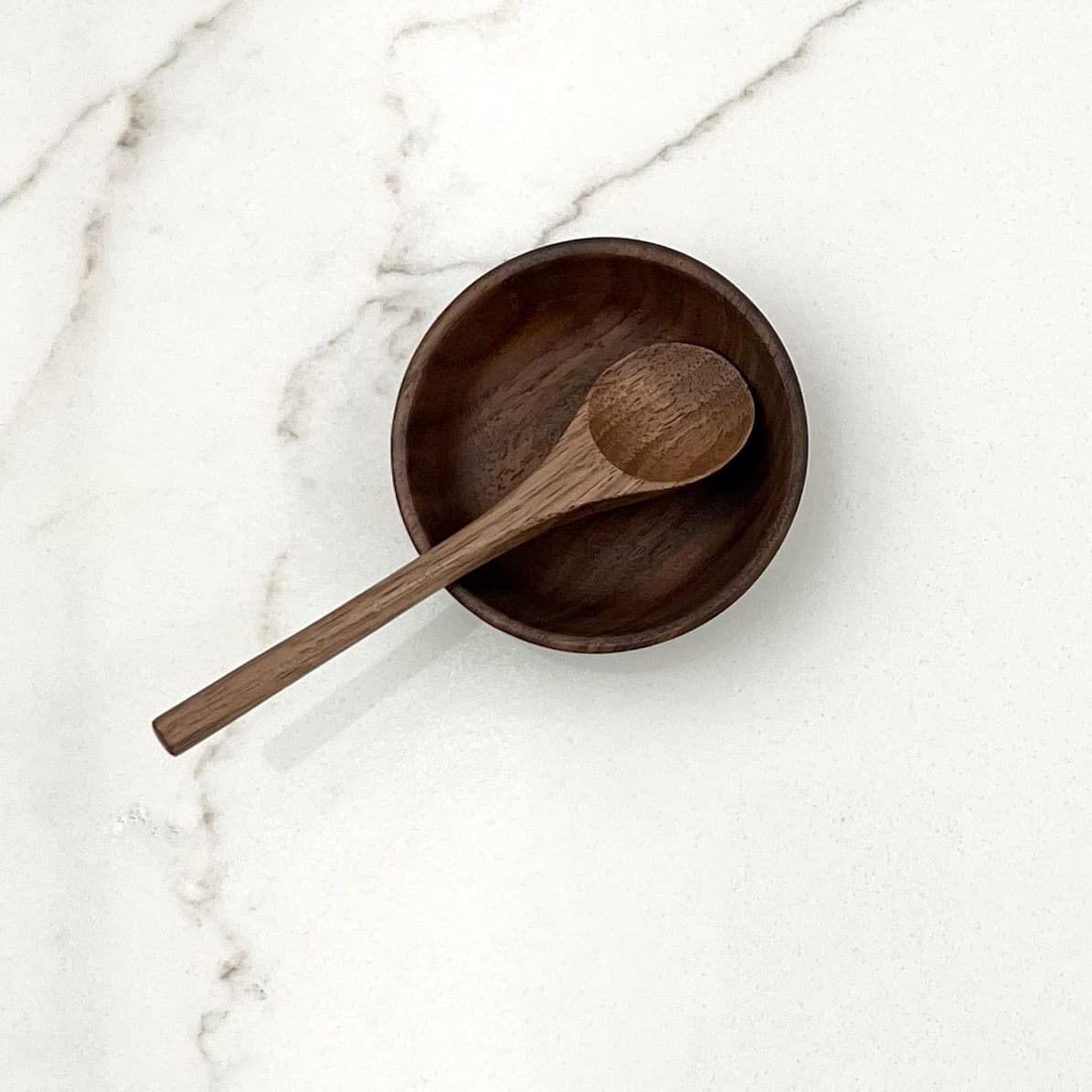 2" Walnut Wood Small Condiment Cup - Cookware & Serveware, photo 2 of 4