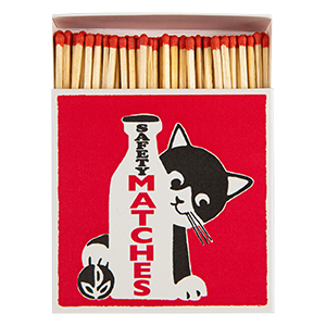 Milk Bottle Cat Matches | Square - Safety Matches, photo 1 of 2