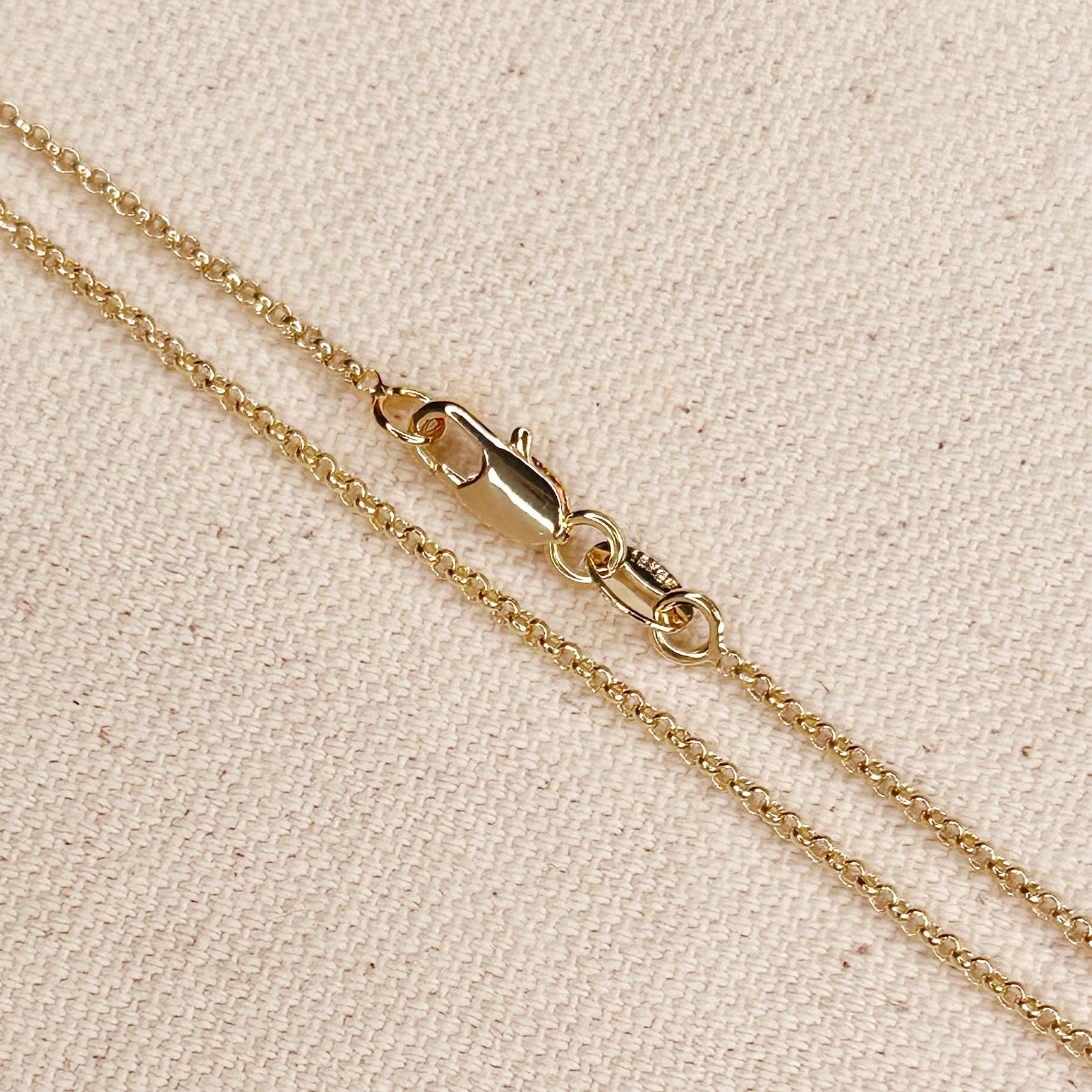 24”- 1.5mm Rolo Chain, photo 2 of 4