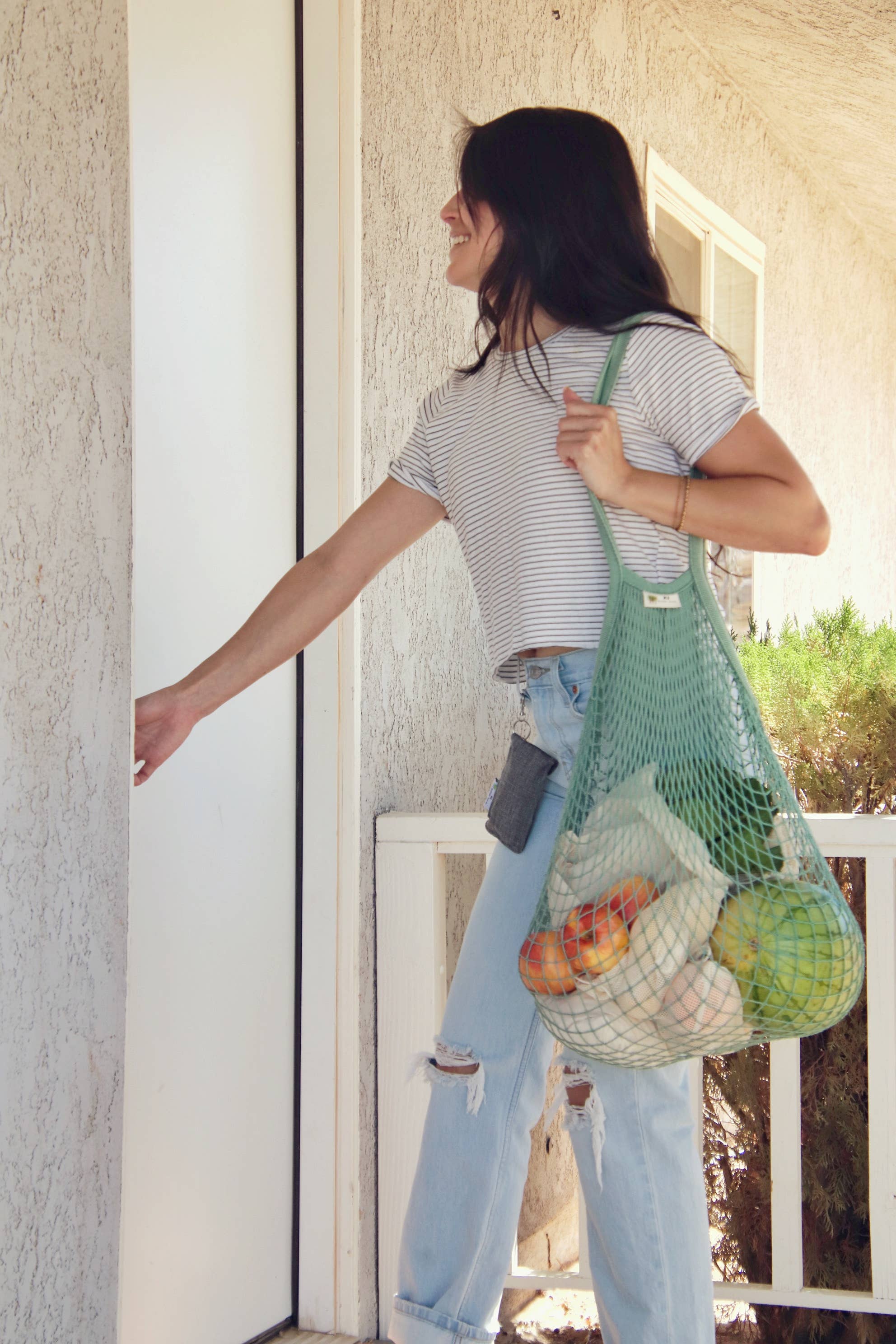 The "One Tripper" HUGE Mesh Market Bag | Zero Waste: Natural, photo 7 of 7