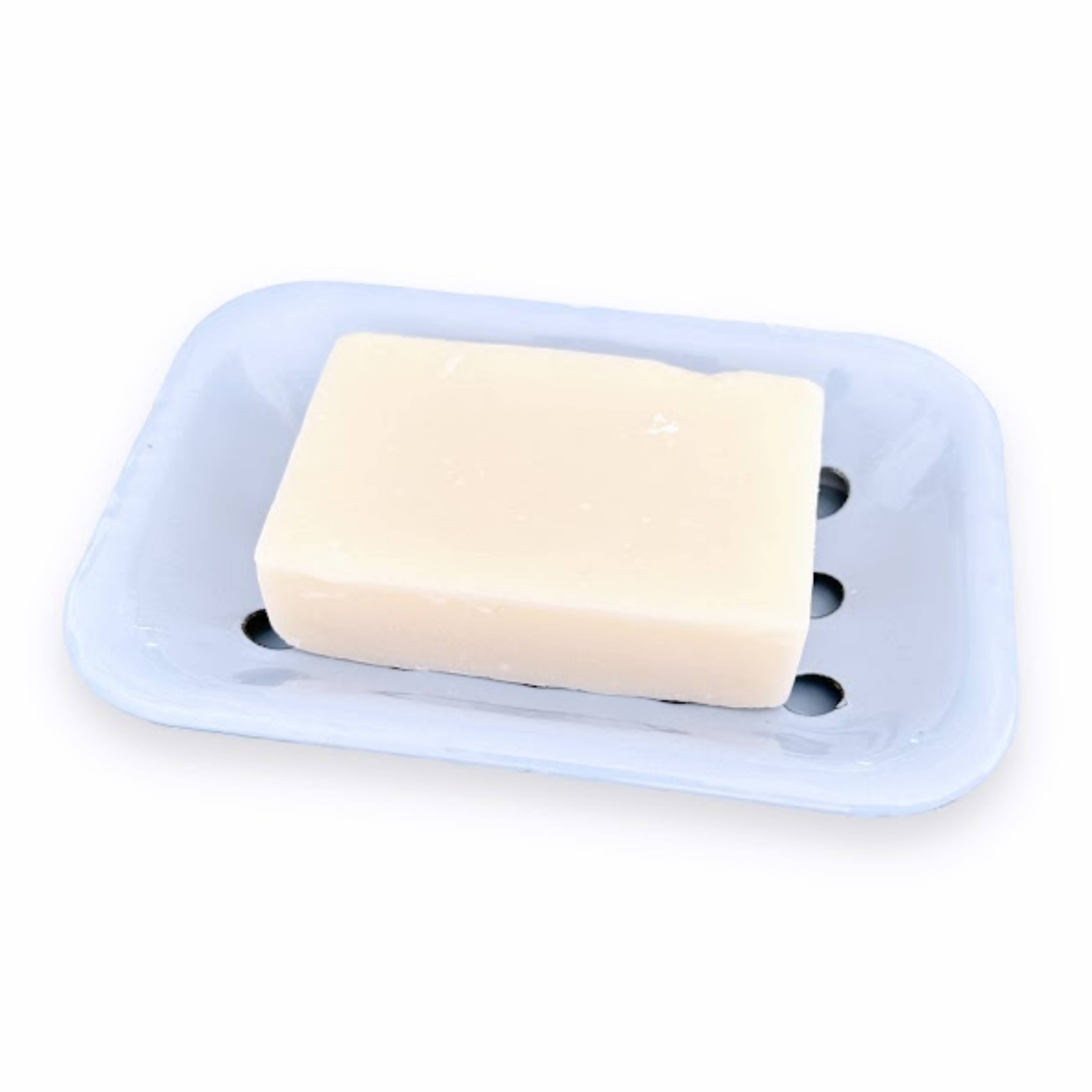 Enamel soap dish in hydrangea blue, photo 4 of 6