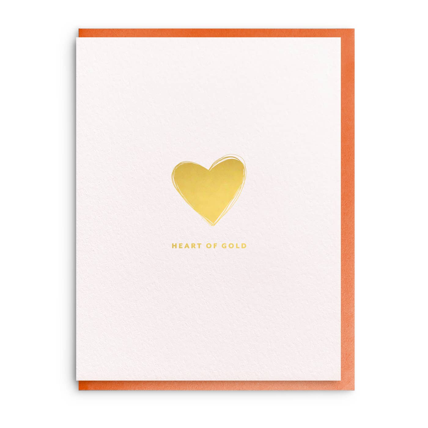 Heart of Gold - Foil Valentine Greeting Card