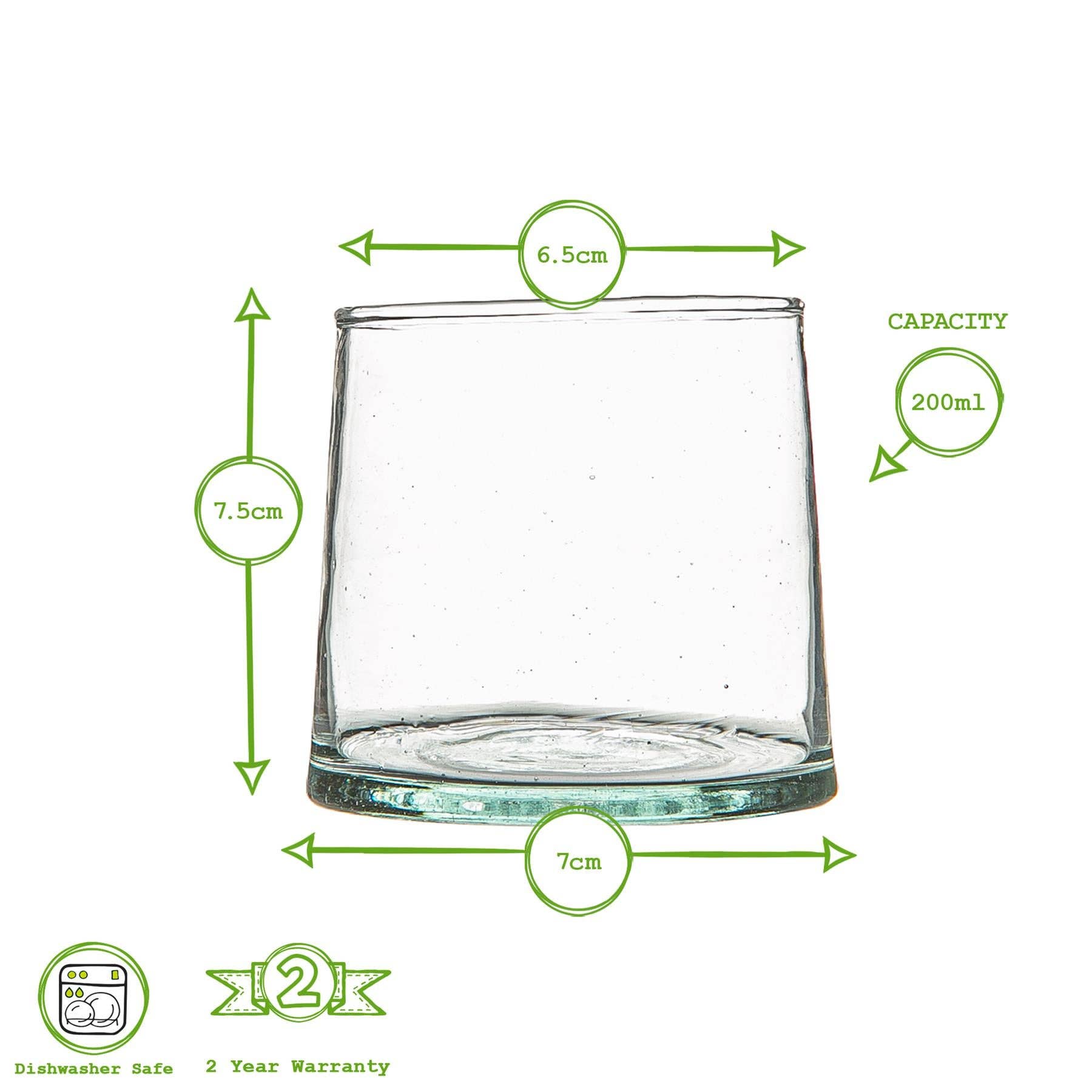 Moroccan Tumbler Small- Clear, photo 5 of 5