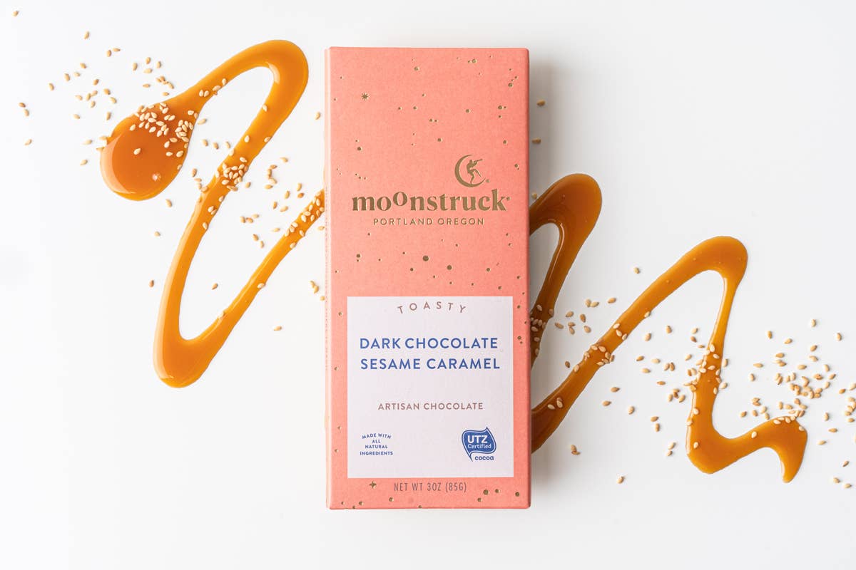 Toasty Sesame Caramel Chocolate Bar, photo 1 of 3