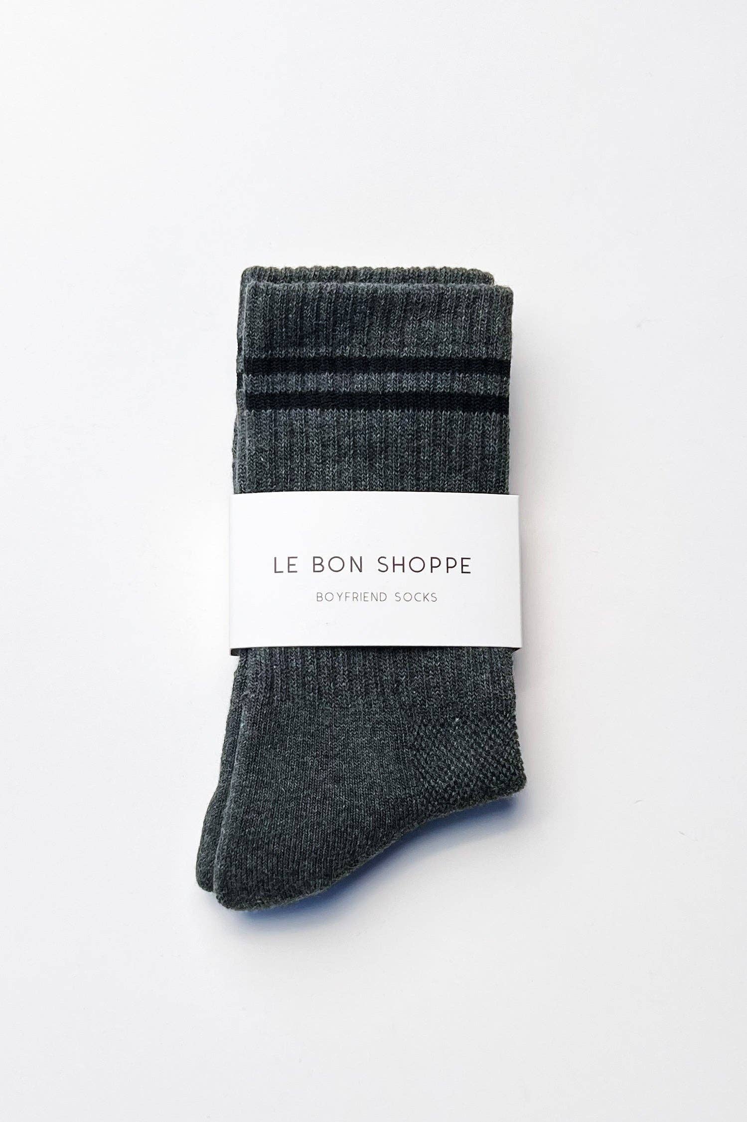Boyfriend Socks: Charcoal, photo 3 of 3