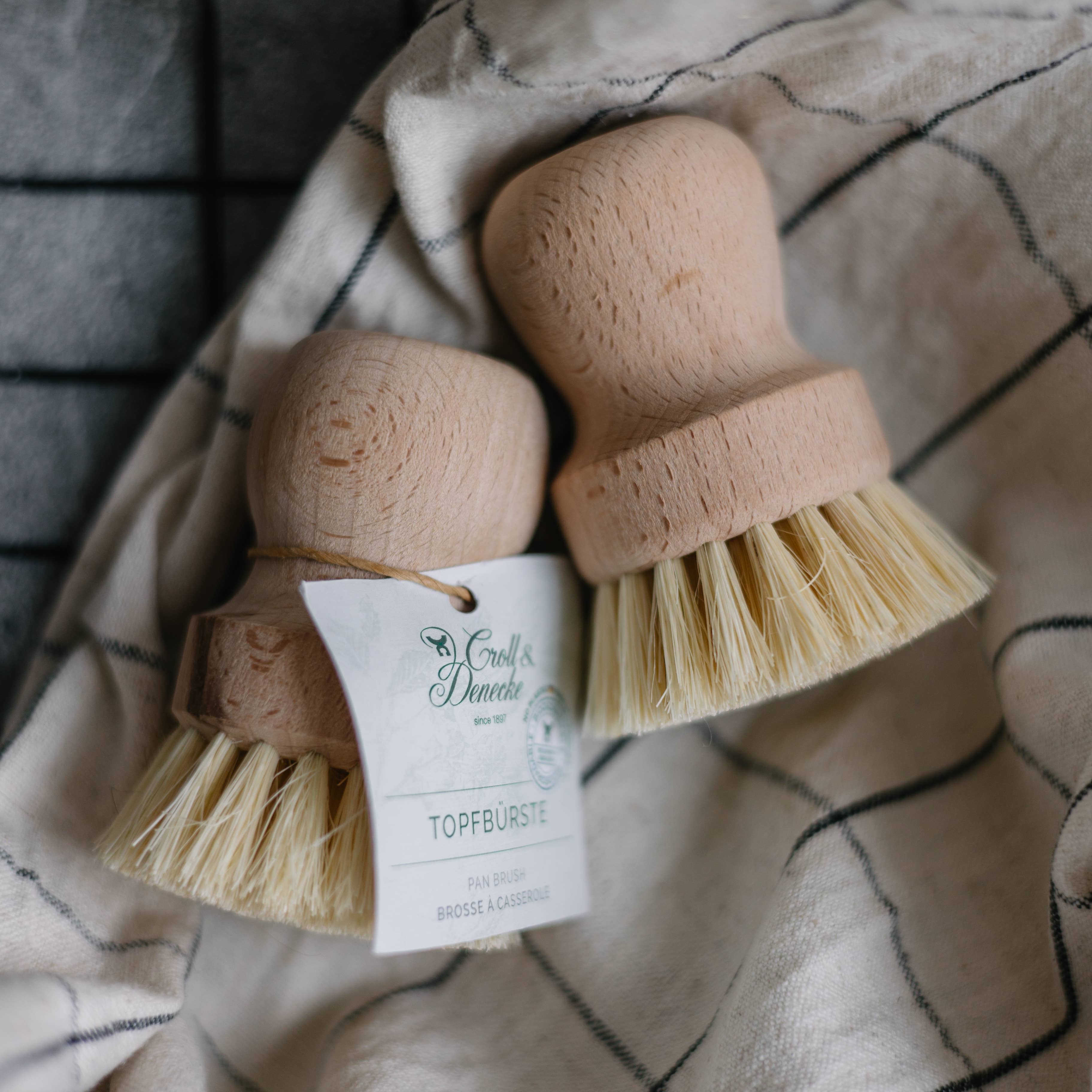 Pot brush natural dishwashing brush kitchen eco vegan soap, photo 2 of 6