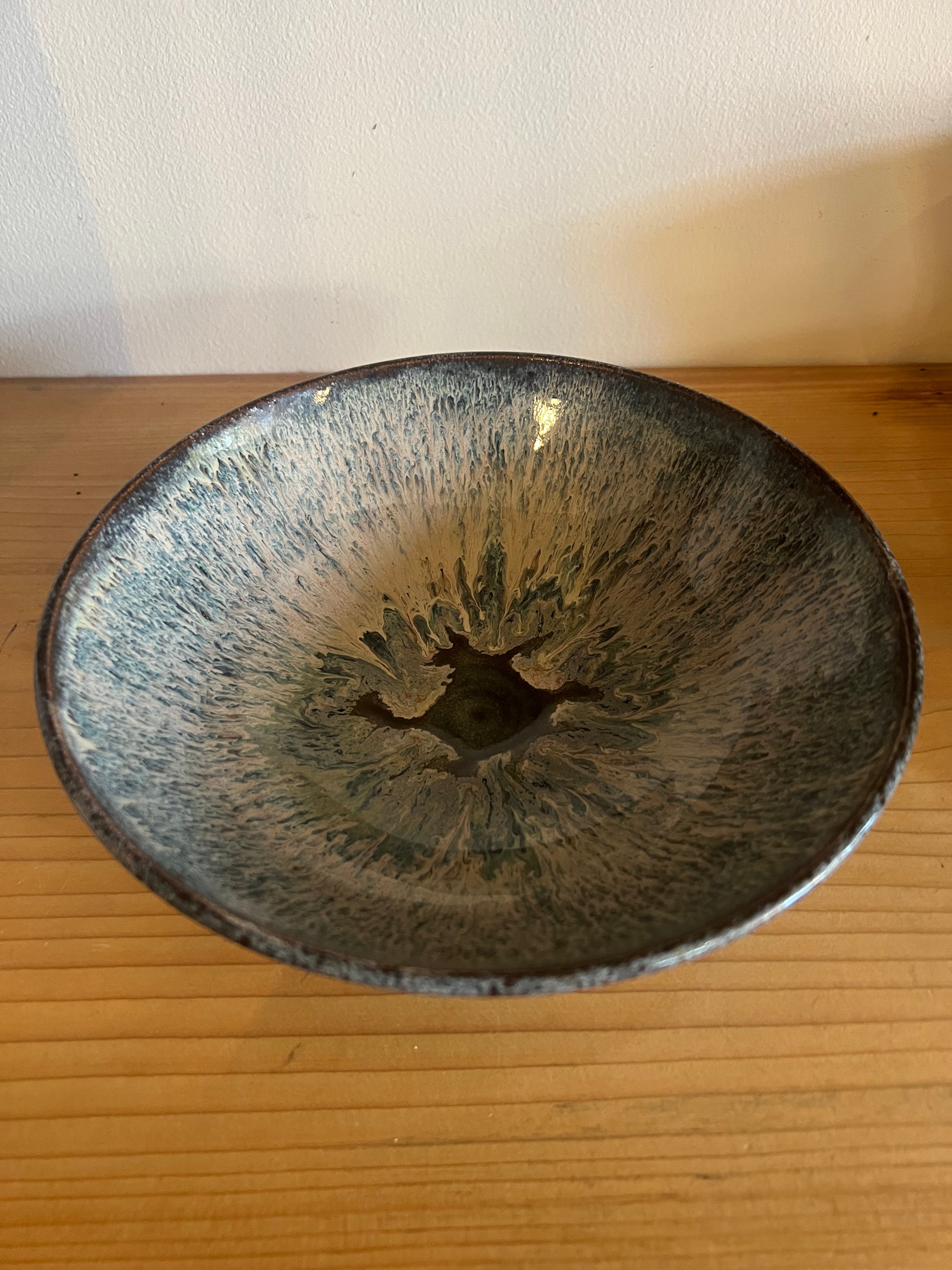 Rounded shallow bowl