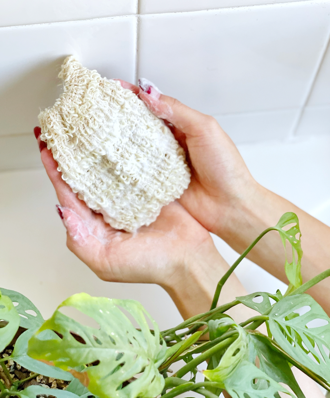 Biodegradable Natural Sisal Soap Saver Pouch | Eco Friendly, photo 3 of 5