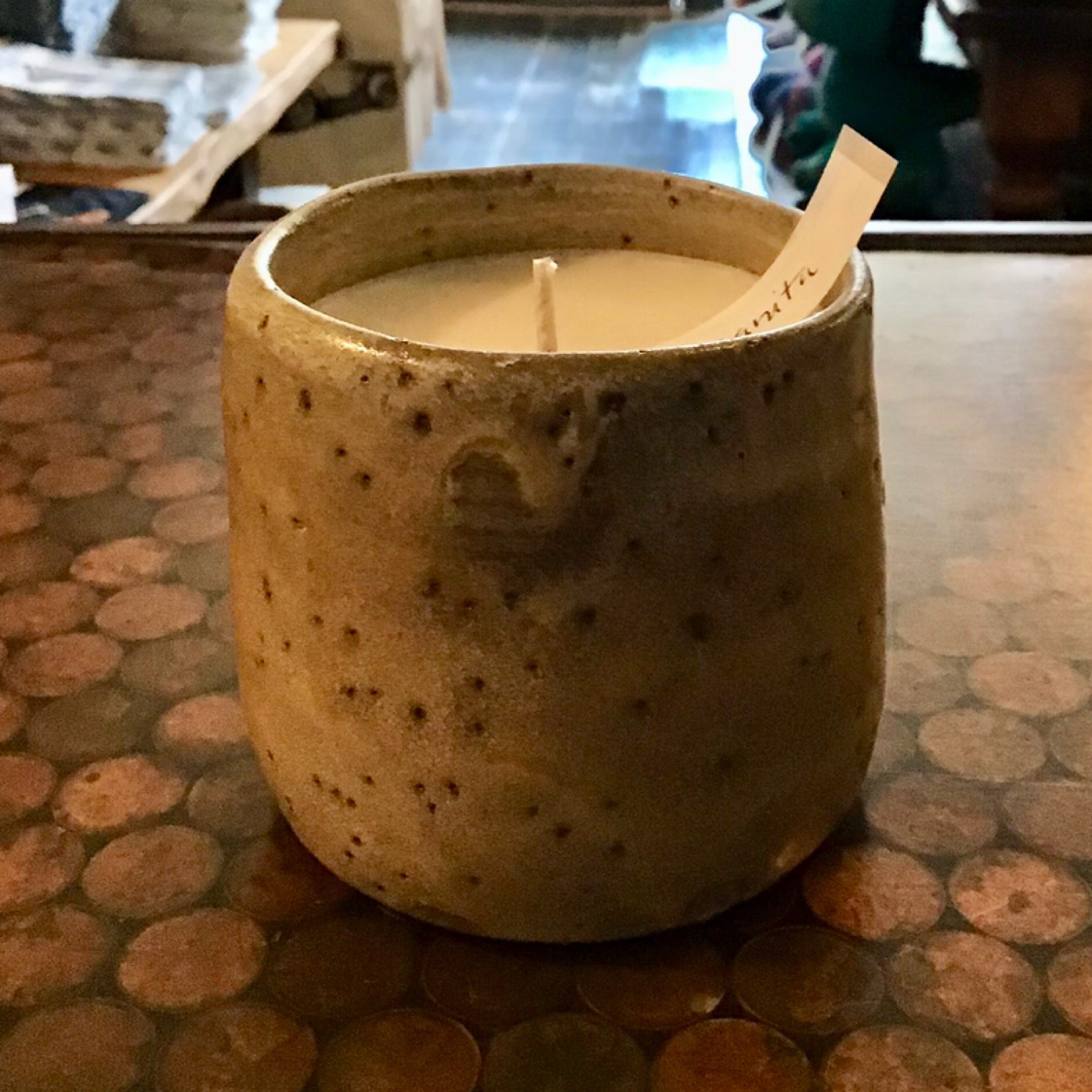 Medium candle- Manzanita